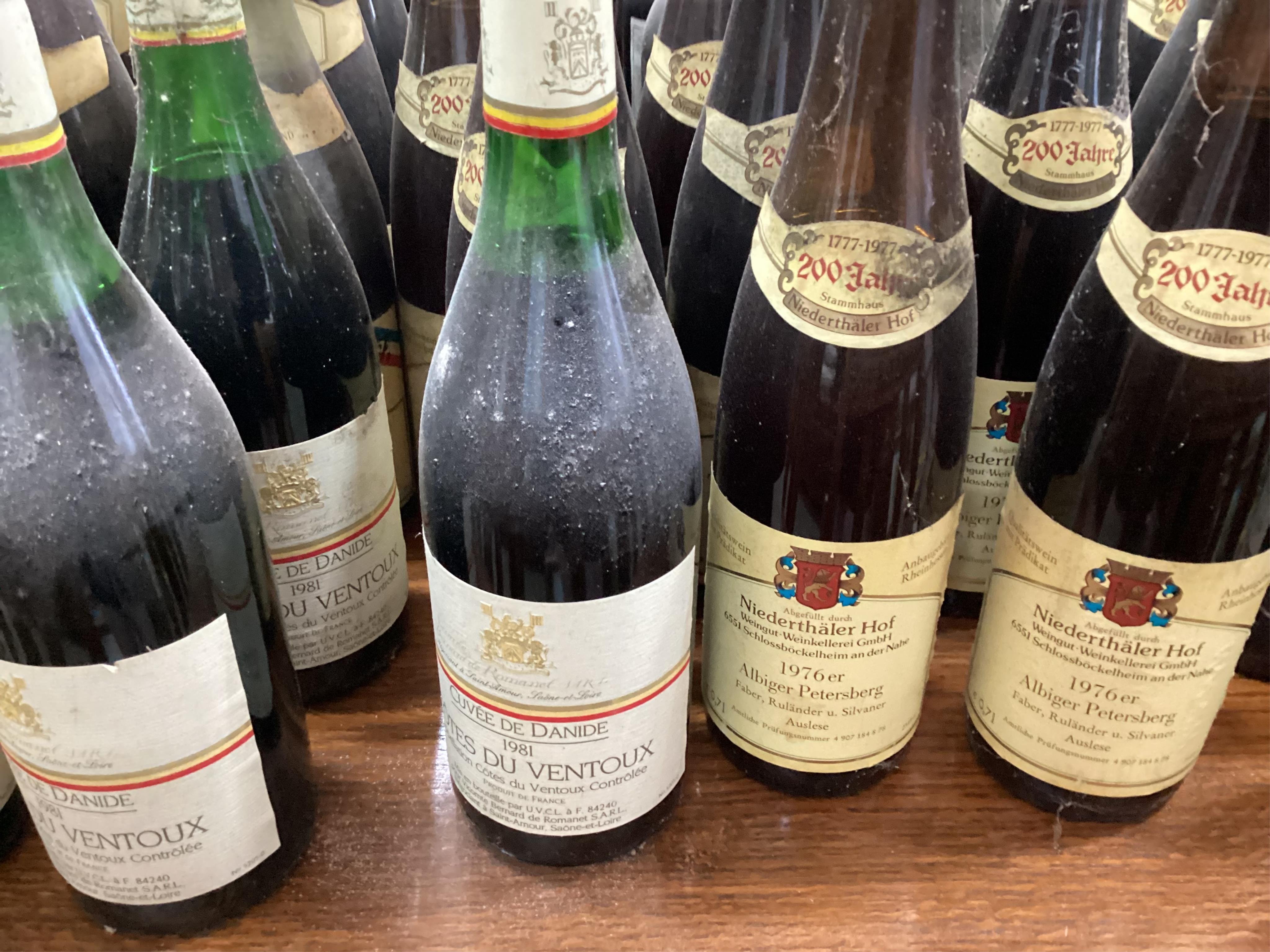 Approximately 150 bottles of assorted red, white and rosé wine together with two bottles of port